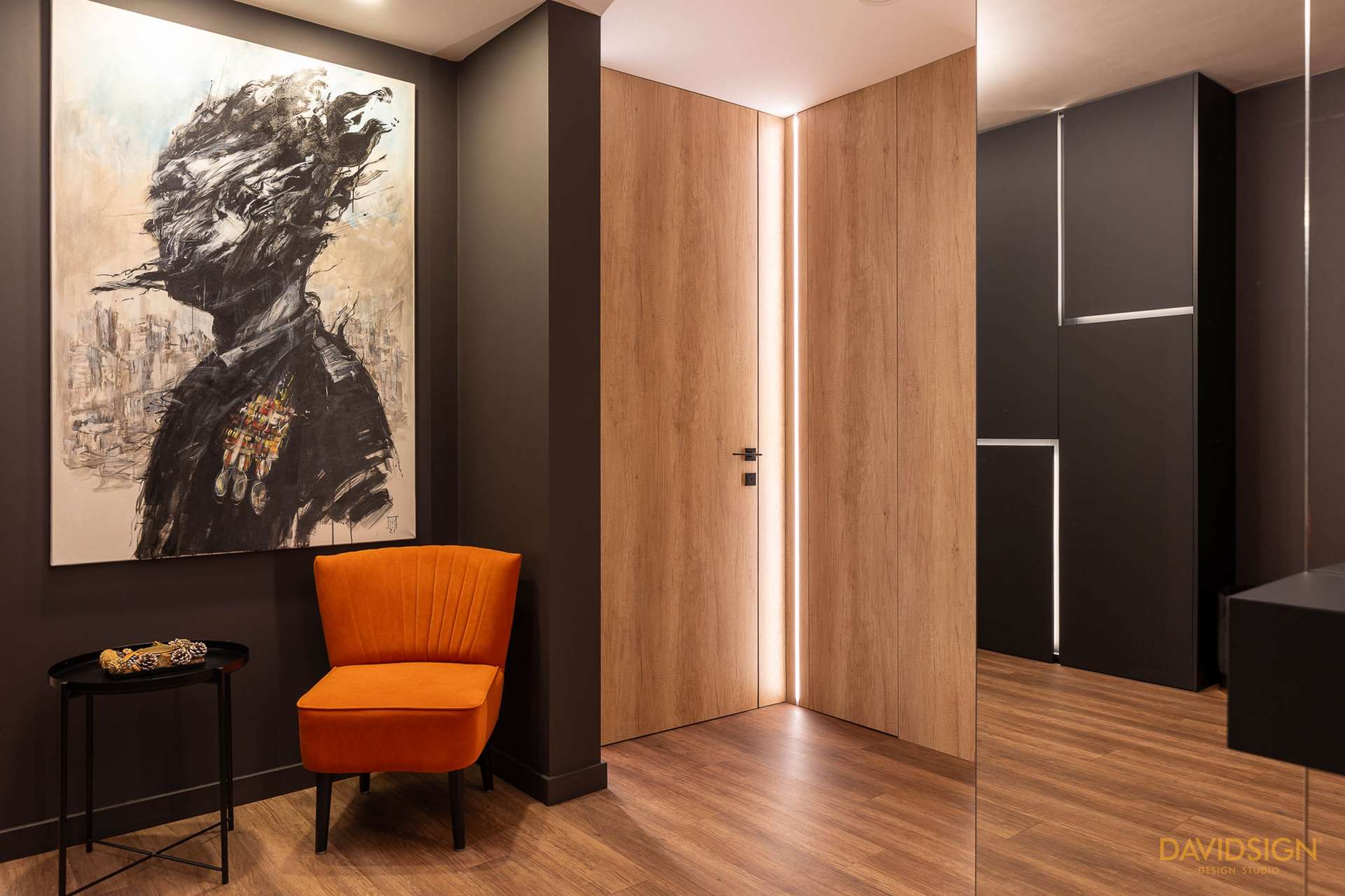 Design interior Black Magic Penthouse Oradea România Davidsign - 18