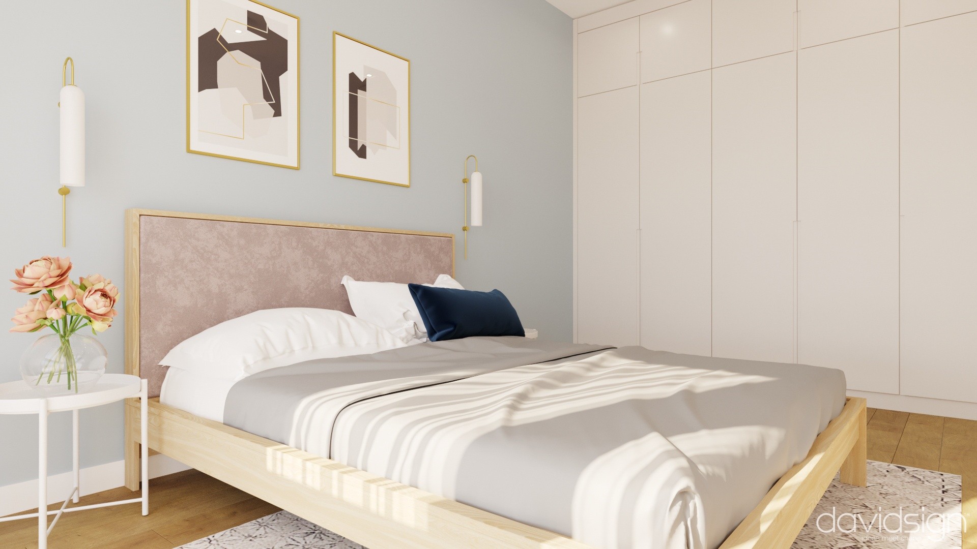 Design interior Interior design: 2-Room Apartment at West Residence, RO Oradea România Davidsign - 6