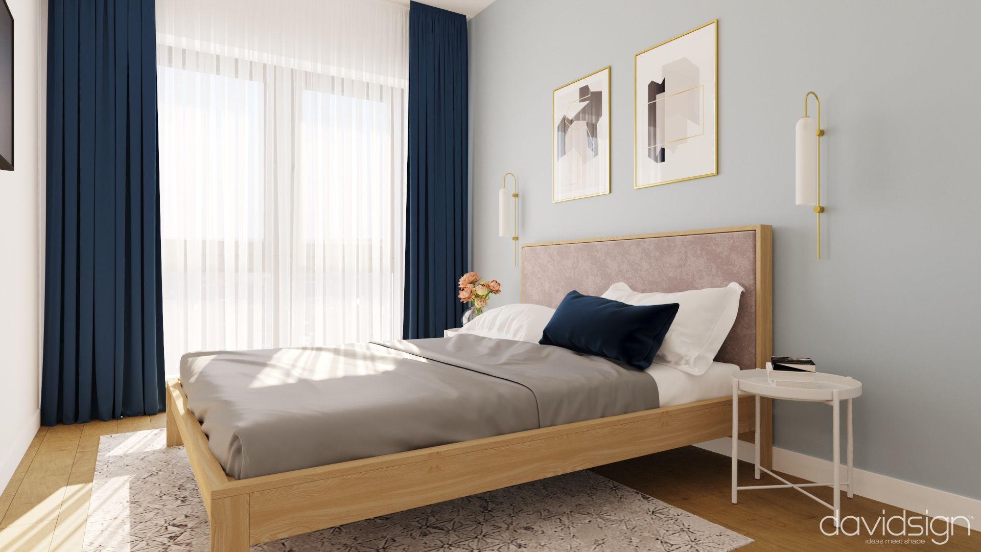 Design interior Interior design: 2-Room Apartment at West Residence, RO Oradea România Davidsign - 7