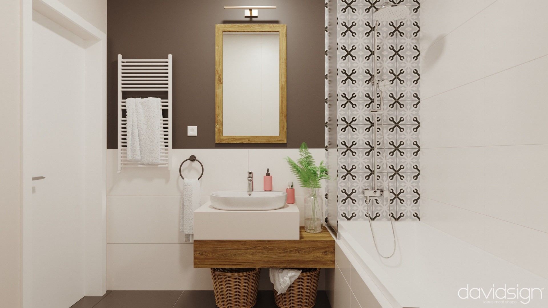 Design interior Interior design: 2-Room Apartment at West Residence, RO Oradea România Davidsign - 9