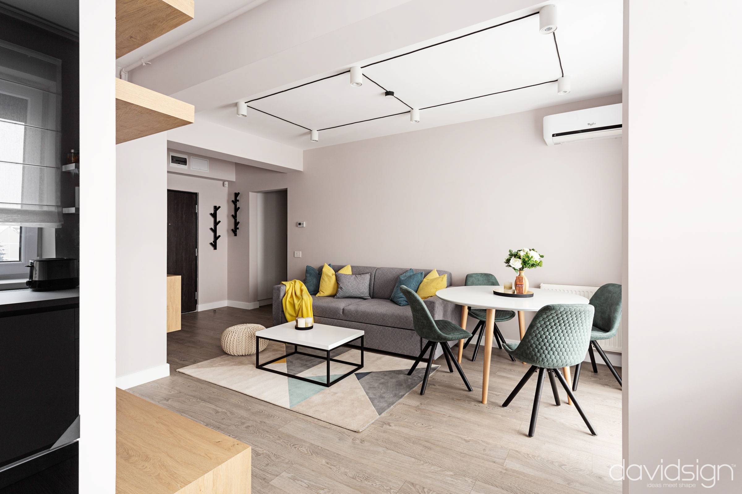 Design interior Interior Design: 2-Room Apartment in Oradea Oradea România Davidsign - 8