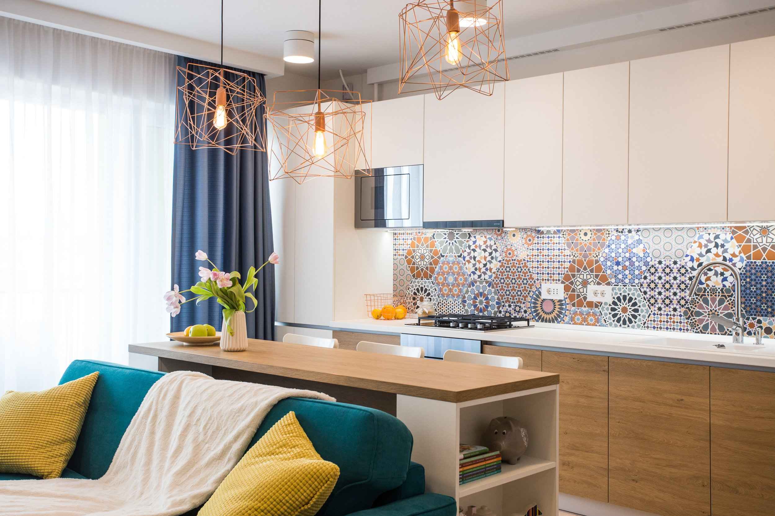 Design interior Bright &amp; colorful apartment Oradea România Davidsign - 3