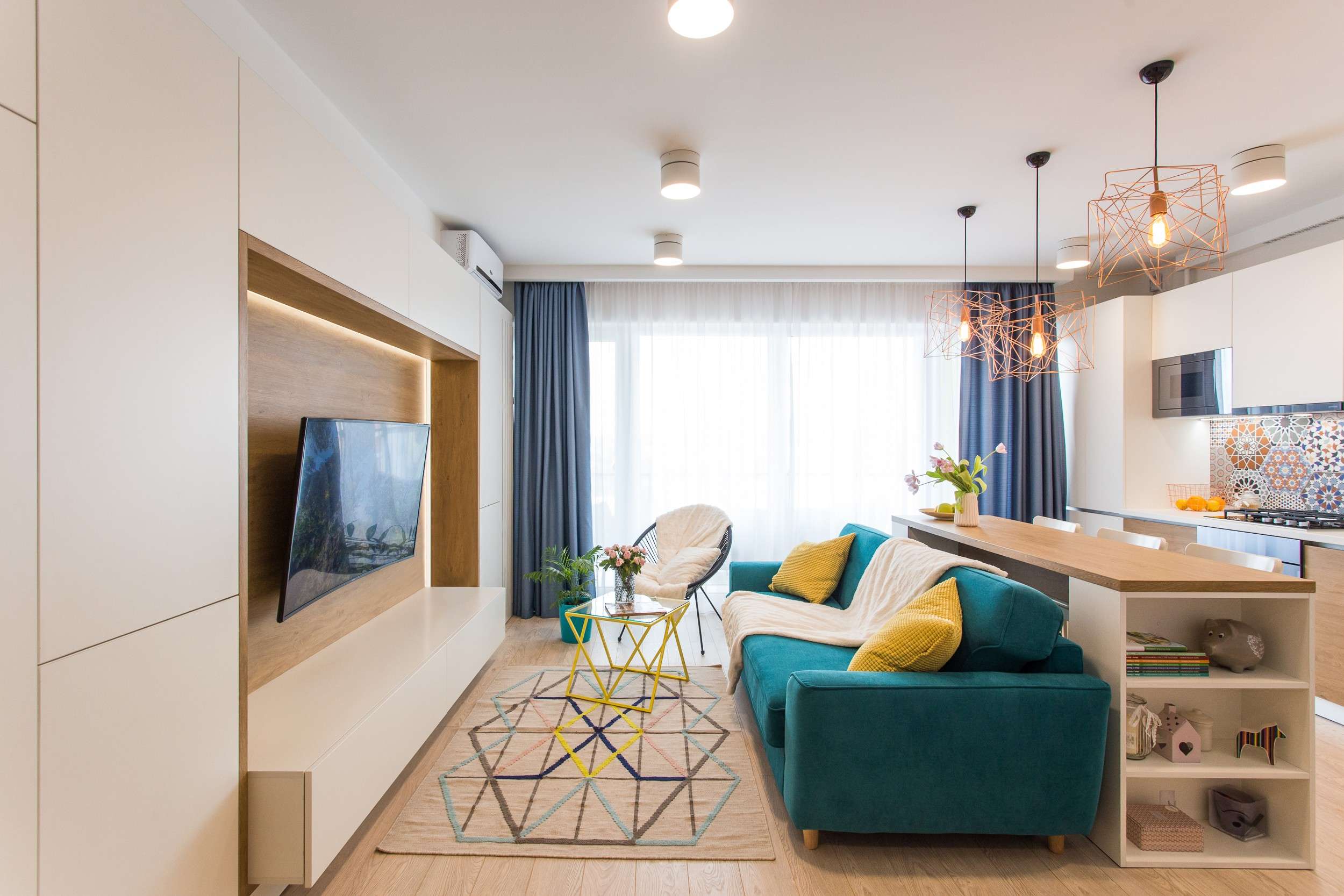 Design interior Bright &amp; colorful apartment Oradea România Davidsign - 4
