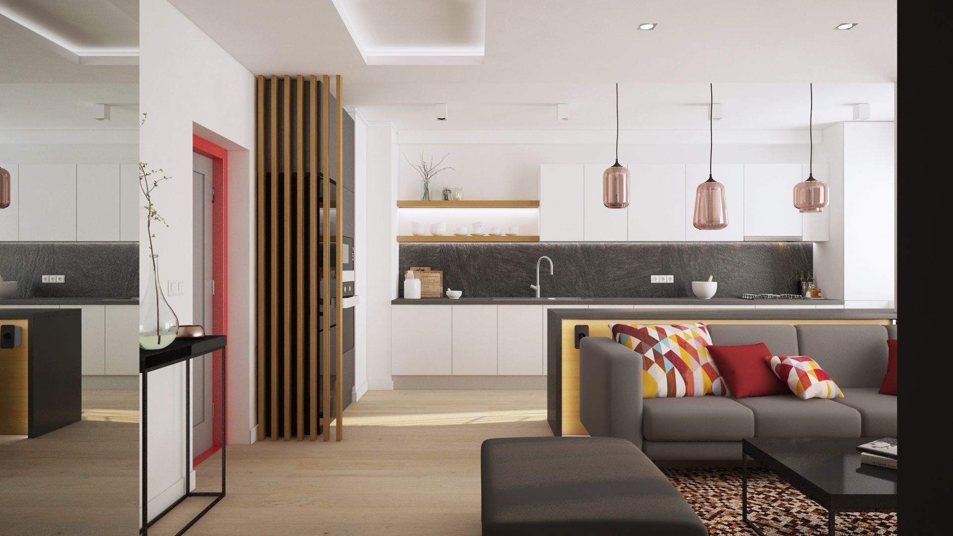 Design interior Two-Room Apartment in Oradea Oradea România Davidsign - 1